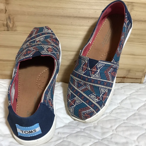 Toms Other - Toms Kids Tribal Print Flat